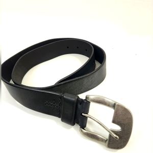 Frye Black Leather Belt